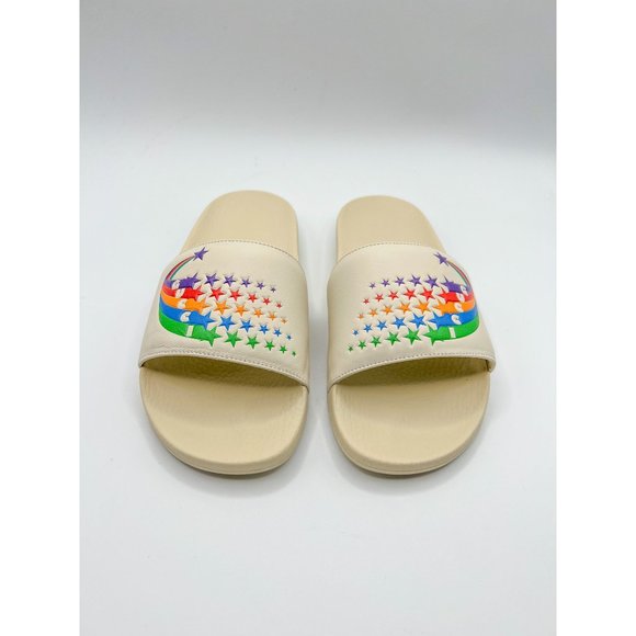 Gucci Rainbow Pursuit Slide Sandal Sz 39 Made in Italy - Picture 1 of 11